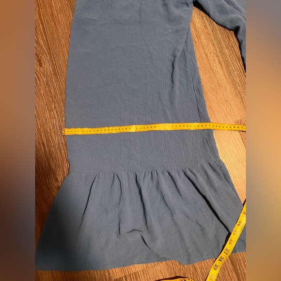 ILLA ILLA Blue Wide-Leg Jumpsuit with Ruffle Hem - Picture 8 of 10